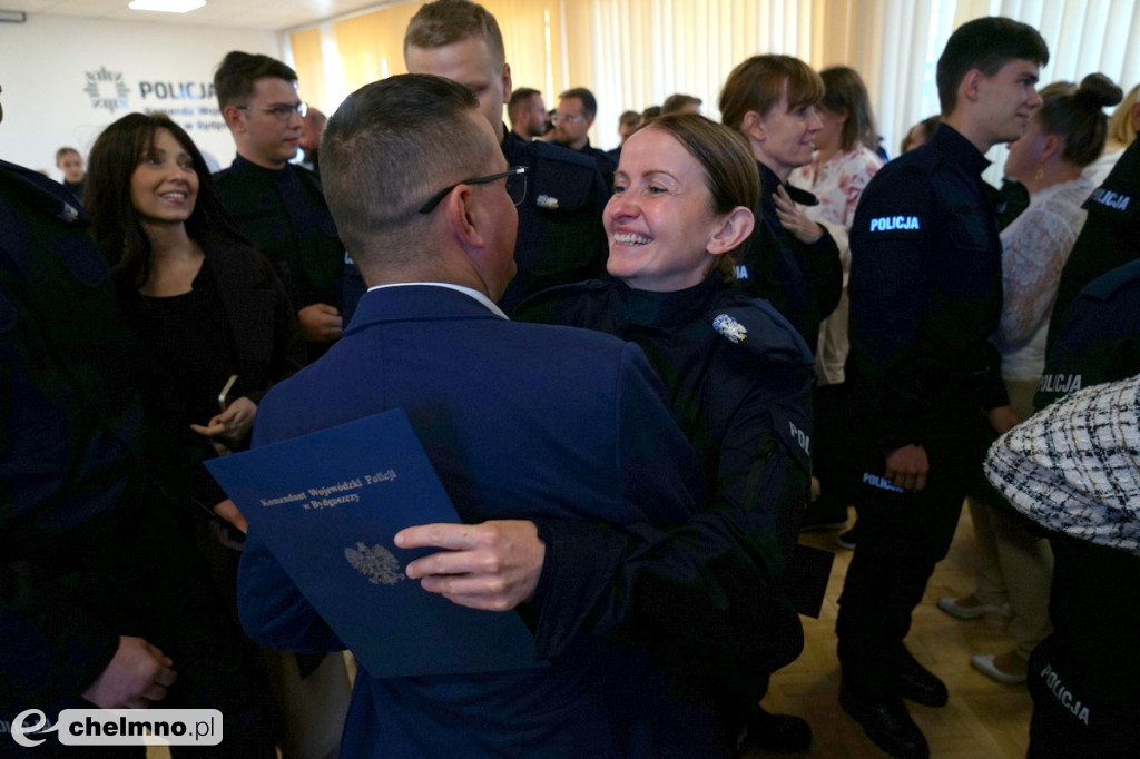 Ślubowanie nowych policjantów w kujawsko-pomorskiem