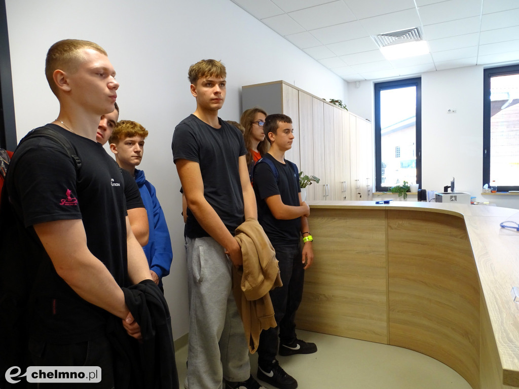 Gościliśmy uczniów Zespół Szkół CKZ w Grubnie