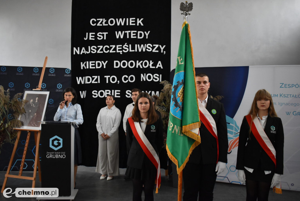 Ślubowanie i Dzień Patrona w ZS CKZ w Grubnie