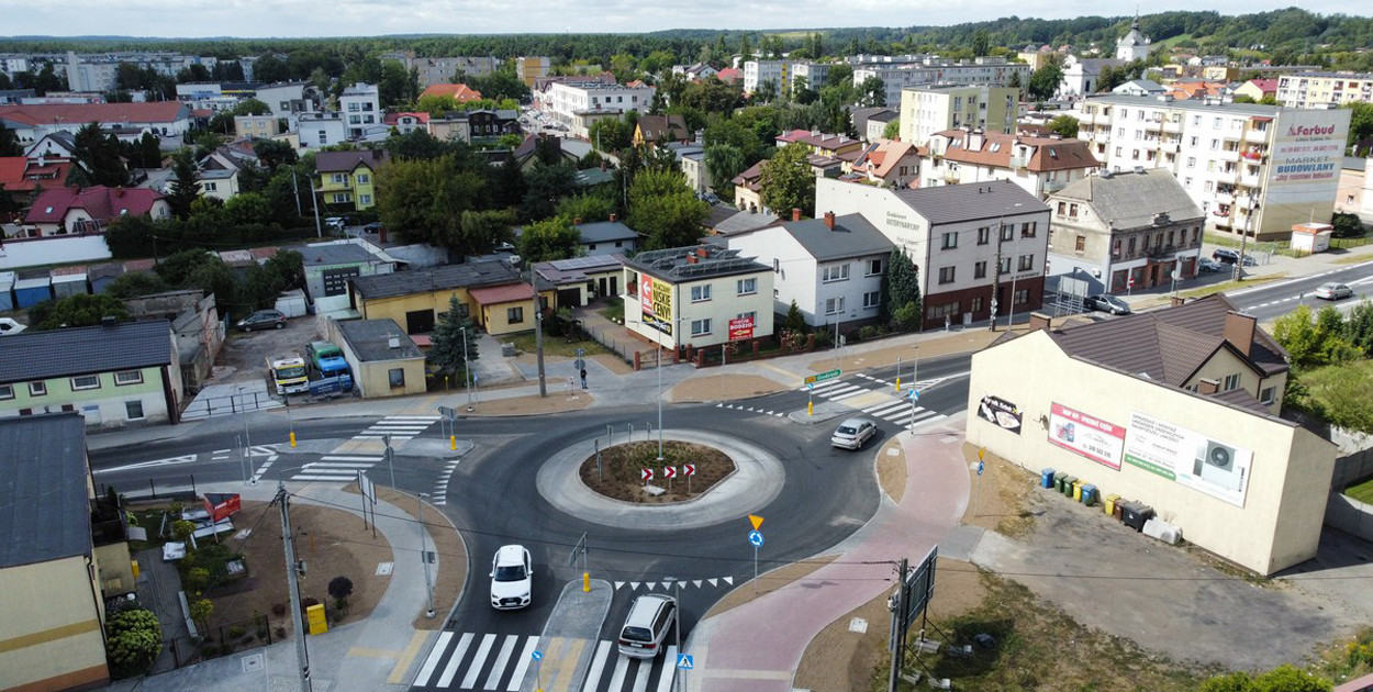 Nowe rondo w centrum Golubia-Dobrzynia