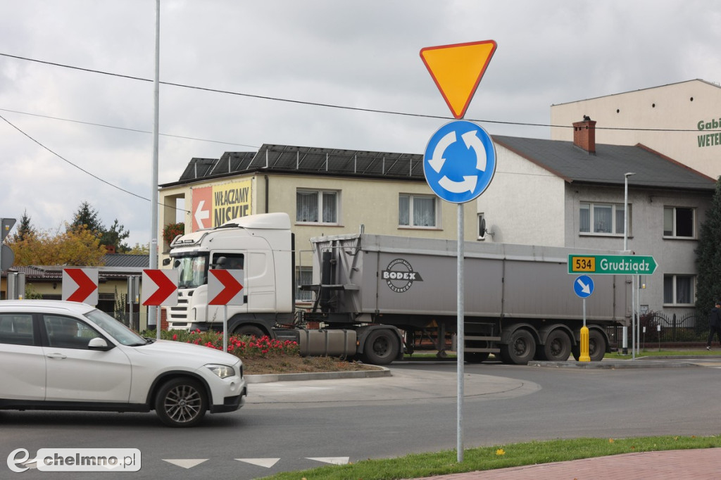 Nowe rondo w centrum Golubia-Dobrzynia