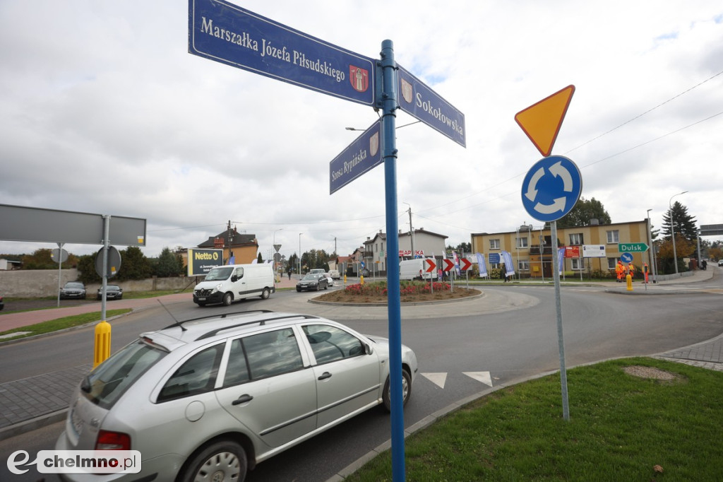 Nowe rondo w centrum Golubia-Dobrzynia