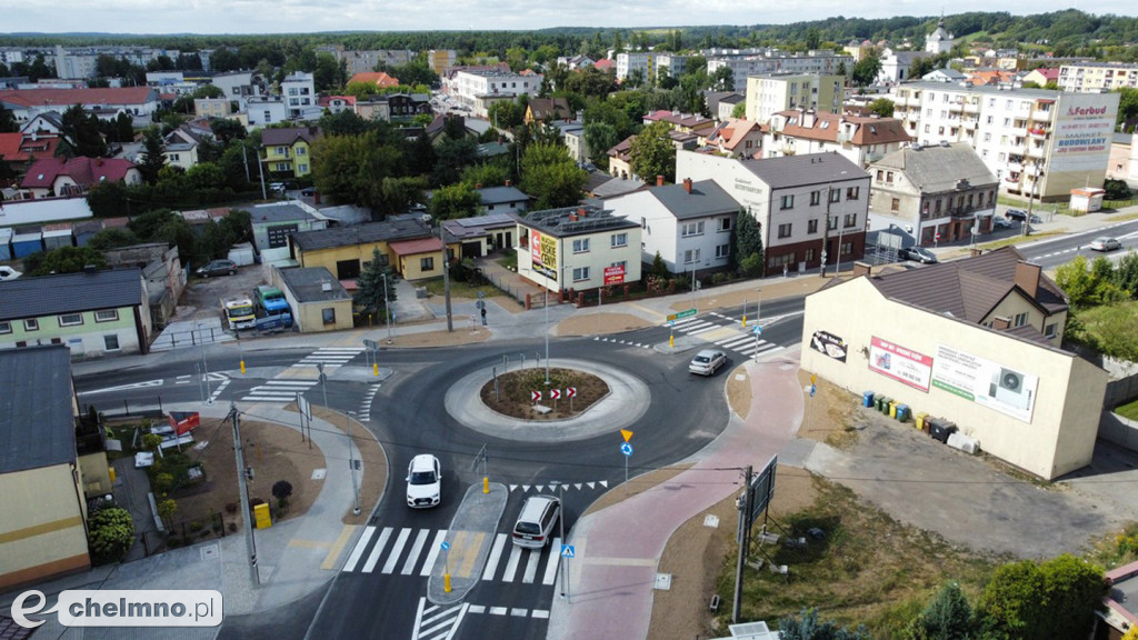 Nowe rondo w centrum Golubia-Dobrzynia