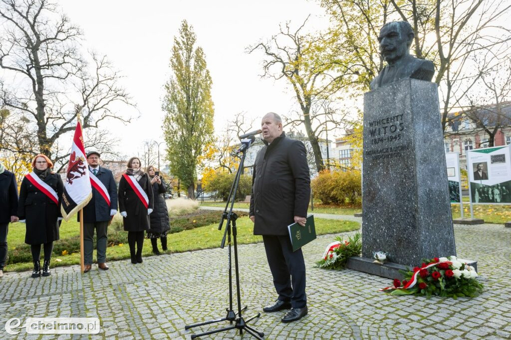 Uroczystości pod pomnikiem Wincentego Witosa