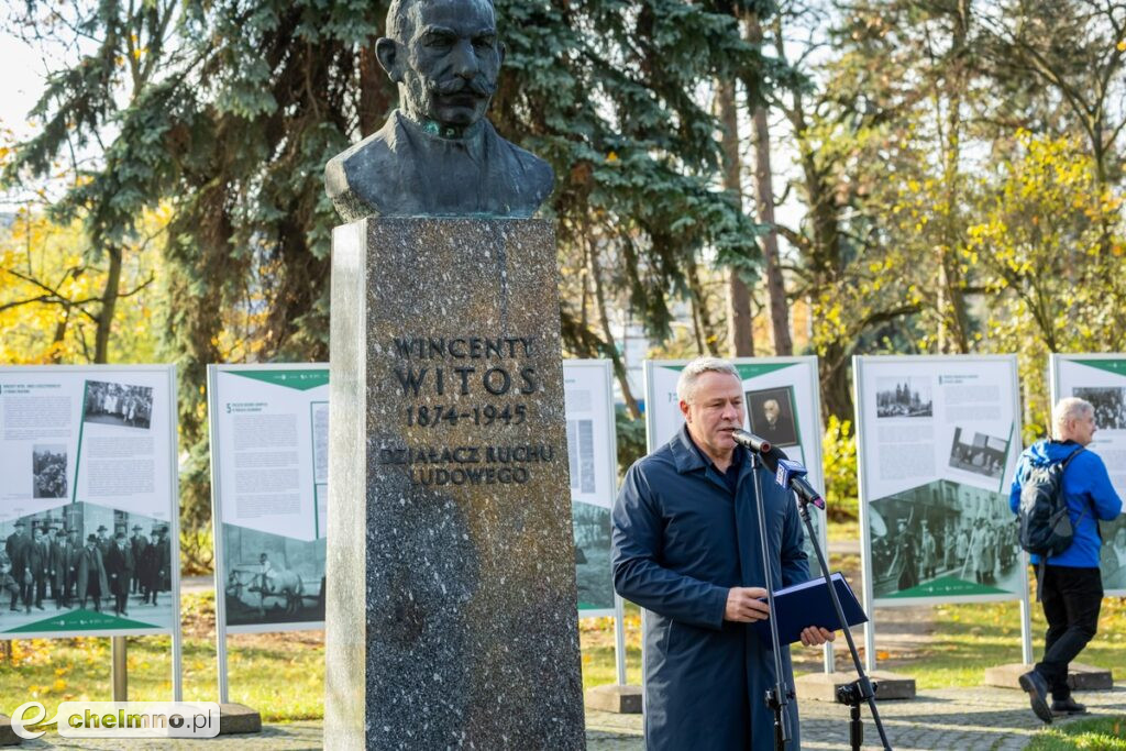 Uroczystości pod pomnikiem Wincentego Witosa