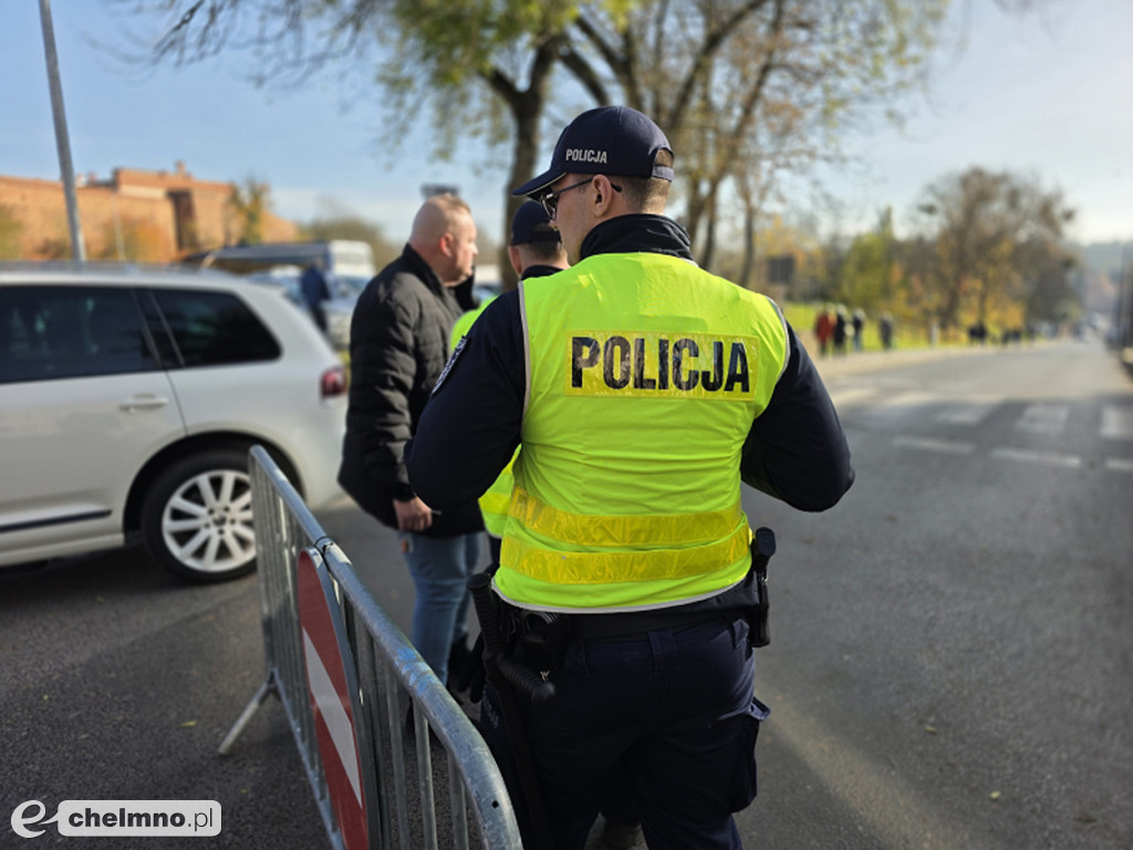 Chełmińscy policjanci dbali o bezpieczeństwo