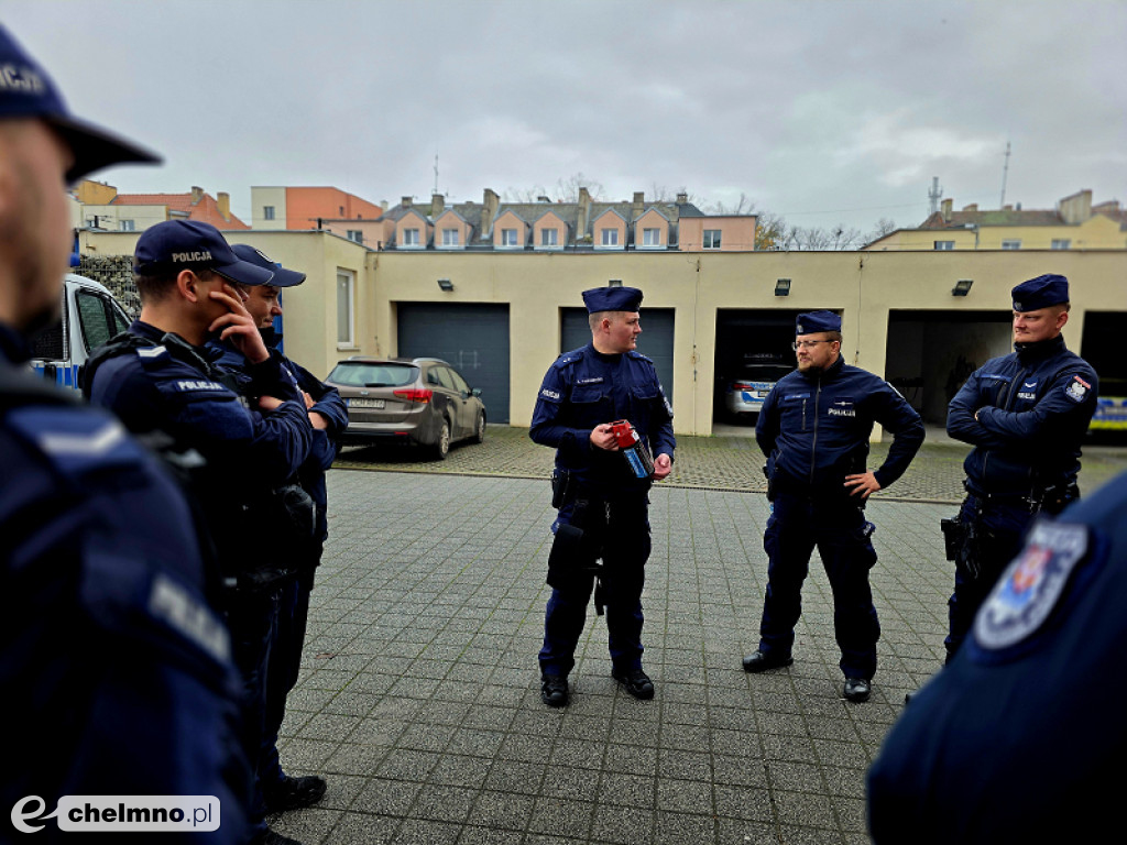 Wspólne szkolenie policjantów z Chełmna i Wąbrzeźna