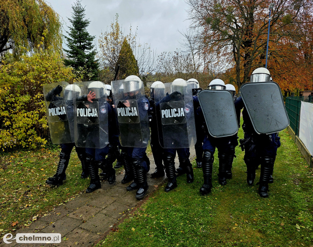Wspólne szkolenie policjantów z Chełmna i Wąbrzeźna