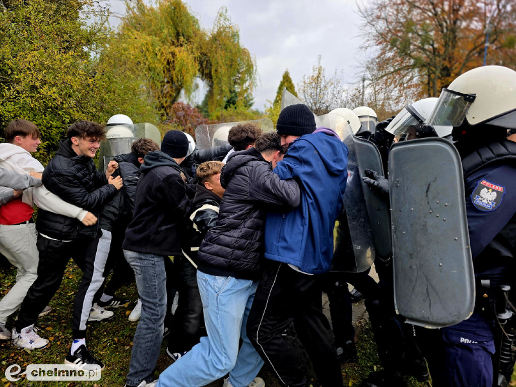 Wspólne szkolenie policjantów z Chełmna i Wąbrzeźna