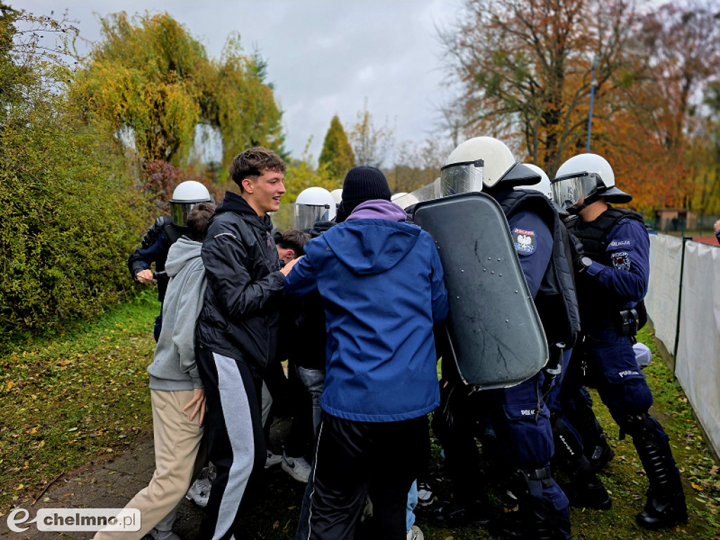 Wspólne szkolenie policjantów z Chełmna i Wąbrzeźna