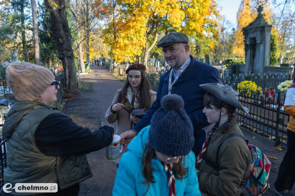 Kwesta na toruńskim cmentarzu św. Jerzego