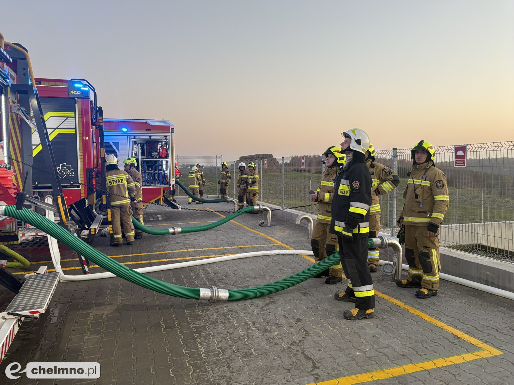 Ćwiczenia doskonalące jednostek OSP z terenu powiatu