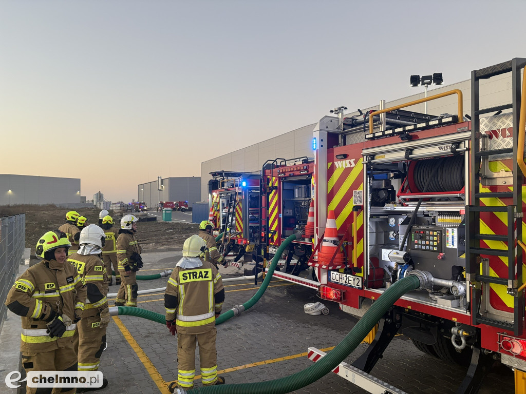 Ćwiczenia doskonalące jednostek OSP z terenu powiatu