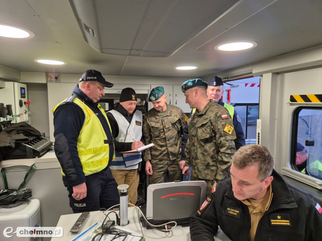 Ćwiczenia doskonalące jednostek OSP z terenu powiatu