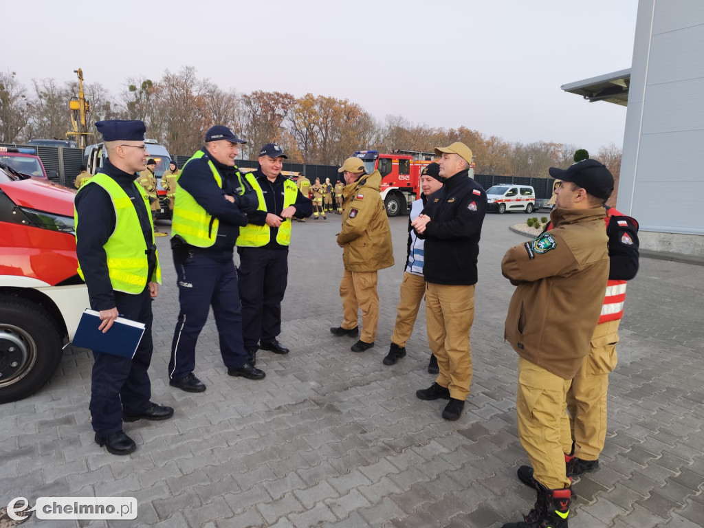 Ćwiczenia doskonalące jednostek OSP z terenu powiatu
