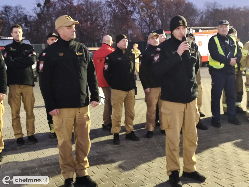 Ćwiczenia doskonalące jednostek OSP z terenu powiatu