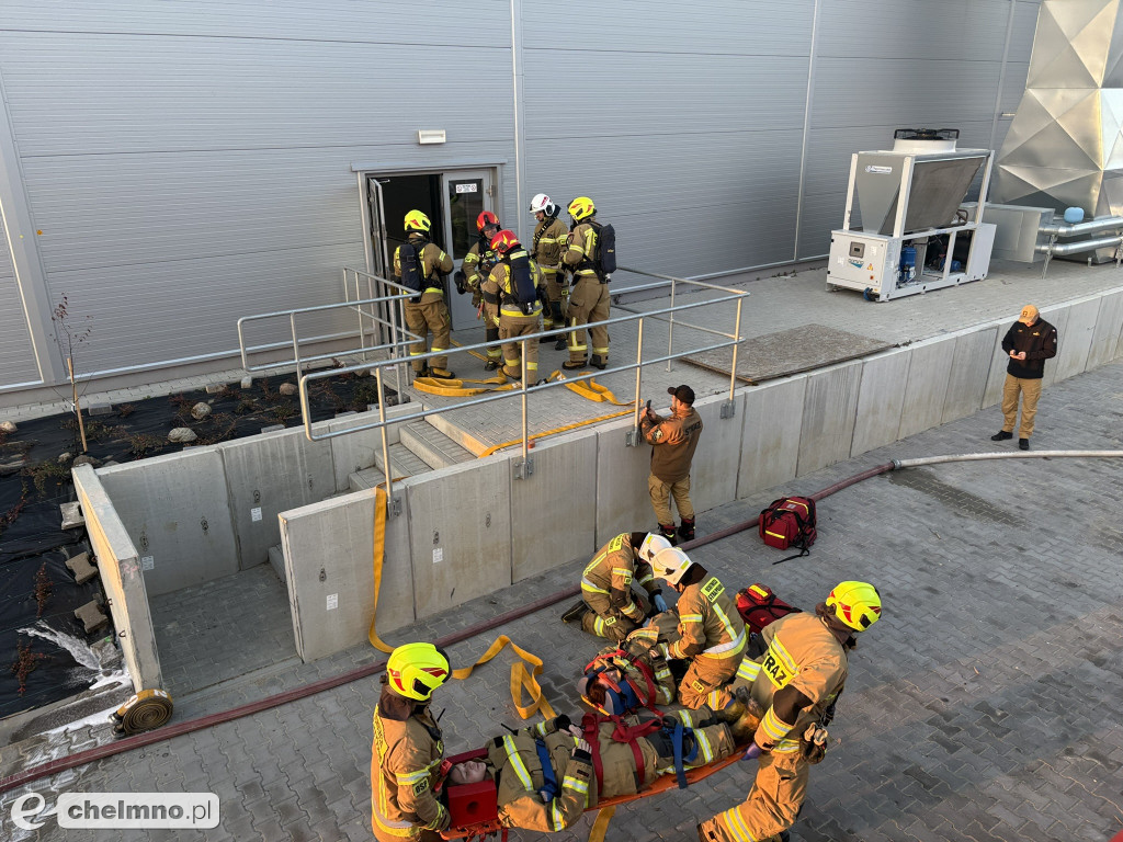 Ćwiczenia doskonalące jednostek OSP z terenu powiatu