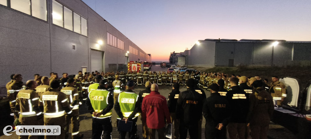 Ćwiczenia doskonalące jednostek OSP z terenu powiatu