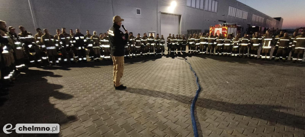 Ćwiczenia doskonalące jednostek OSP z terenu powiatu