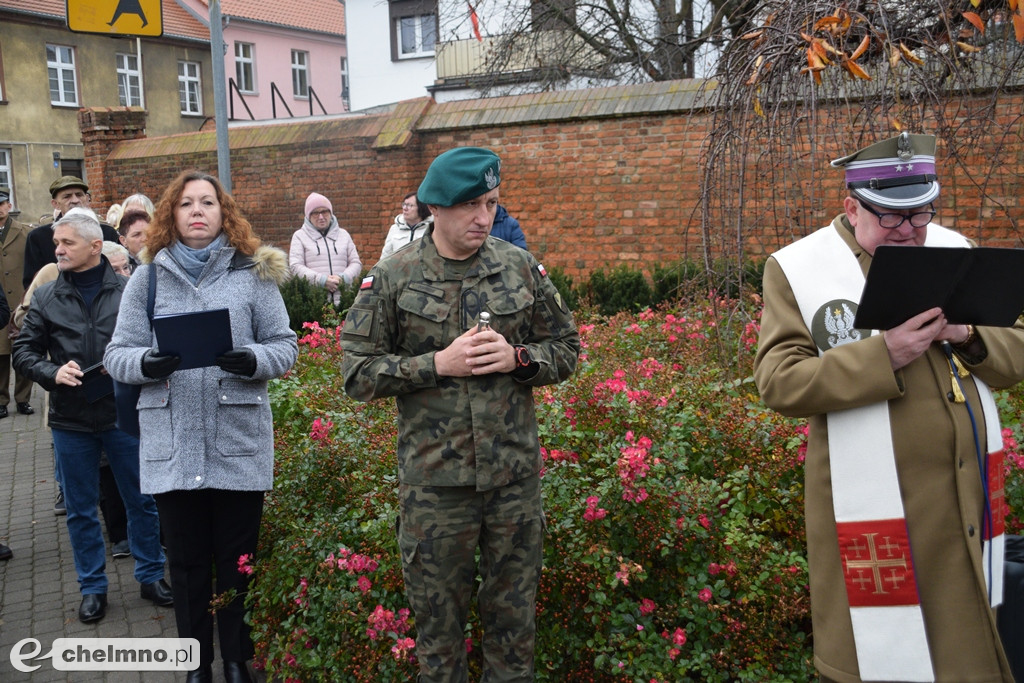 Uroczyste odsłonięcie pomnika 66. Kaszubskiego Pułku Piechoty