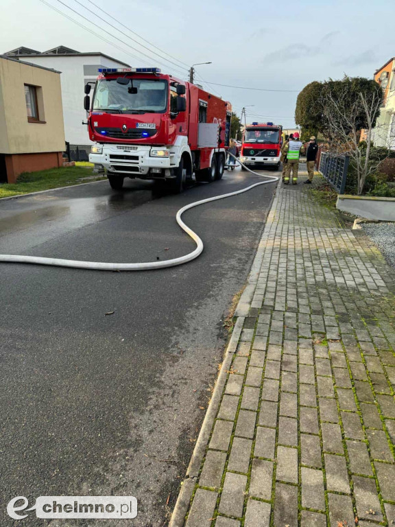 Tragiczny pożar w Chełmnie. Jedna osoba nie żyje