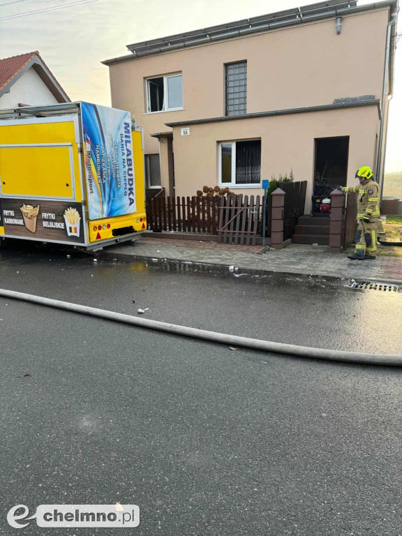 Tragiczny pożar w Chełmnie. Jedna osoba nie żyje