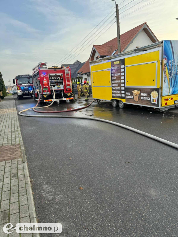 Tragiczny pożar w Chełmnie. Jedna osoba nie żyje