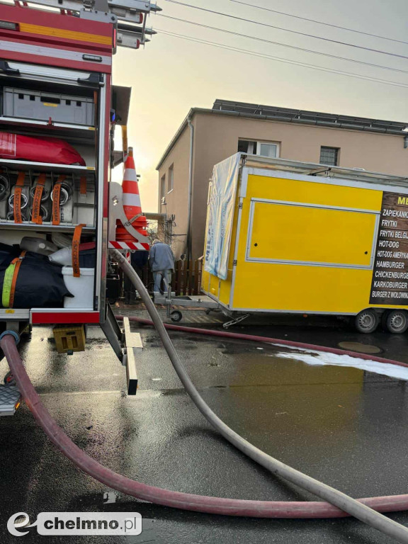 Tragiczny pożar w Chełmnie. Jedna osoba nie żyje