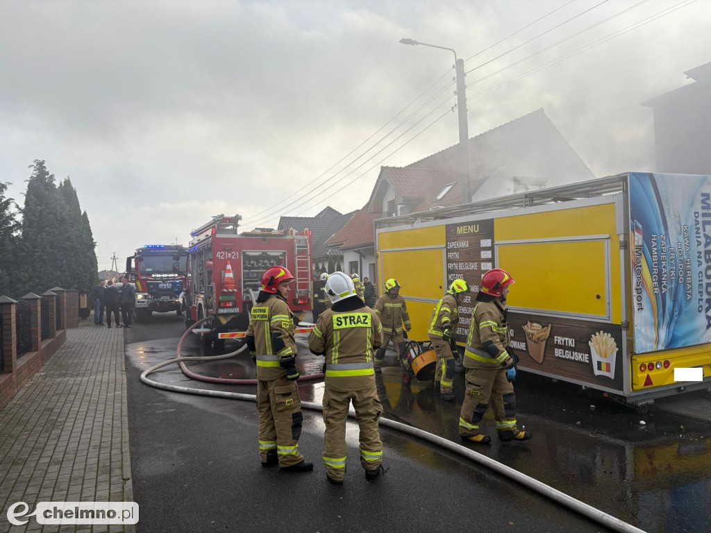 Tragiczny pożar w Chełmnie. Jedna osoba nie żyje