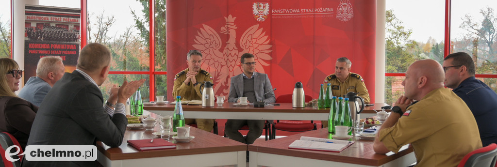 Wizyta Wojewody w Chełmnie. Tematem bezpieczeństwo oraz współpraca