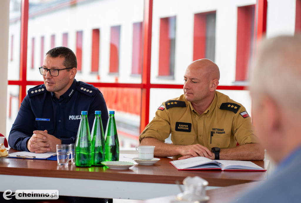 Wizyta Wojewody w Chełmnie. Tematem bezpieczeństwo oraz współpraca