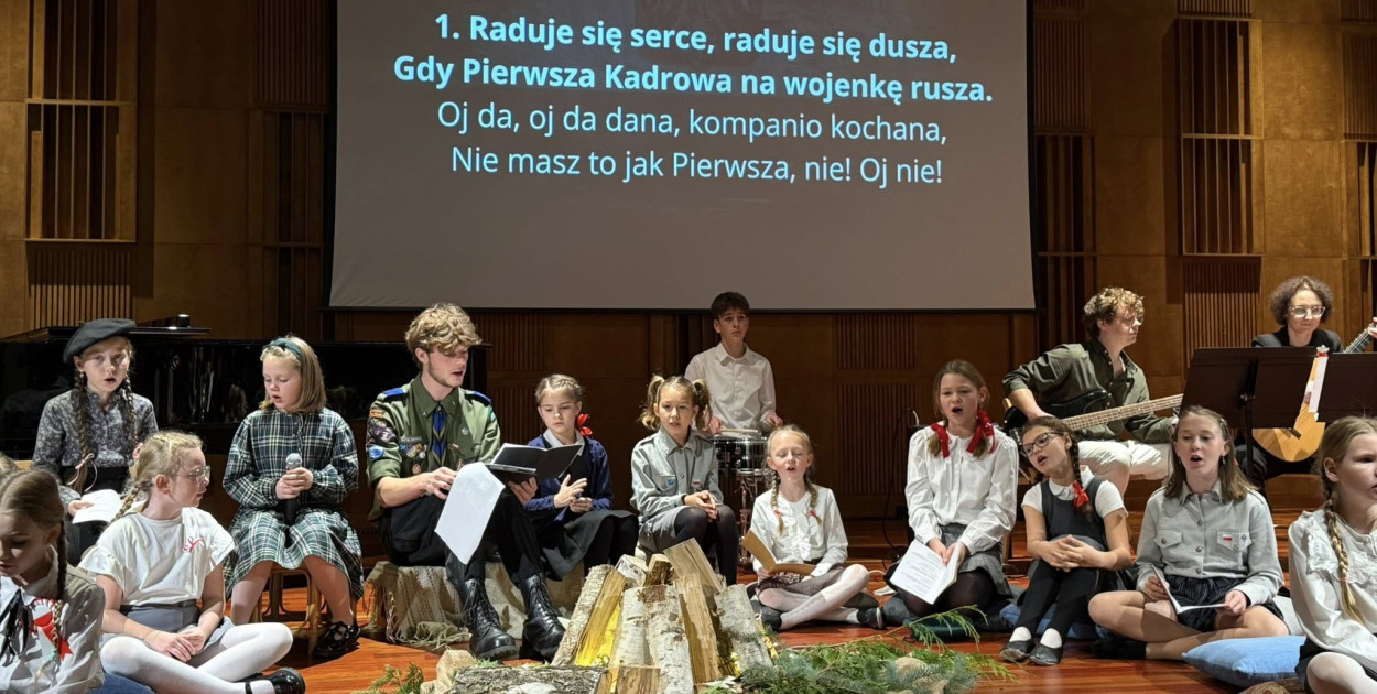 Tak było na wspólnym śpiewaniu w Państwowej Szkole Muzycznej