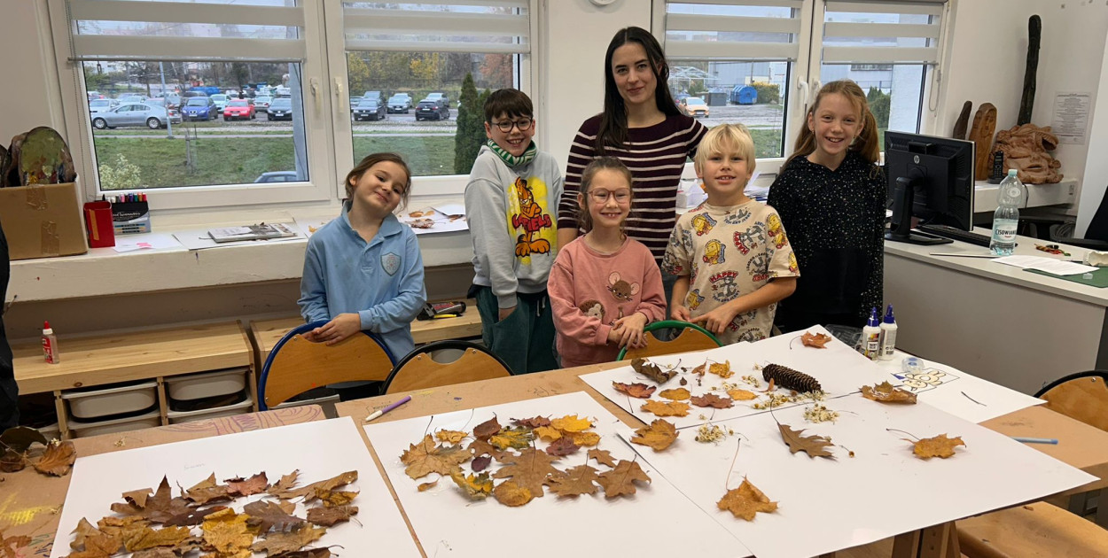 Podczas warsztatów Mandale Landart tworzyliśmy dzieła