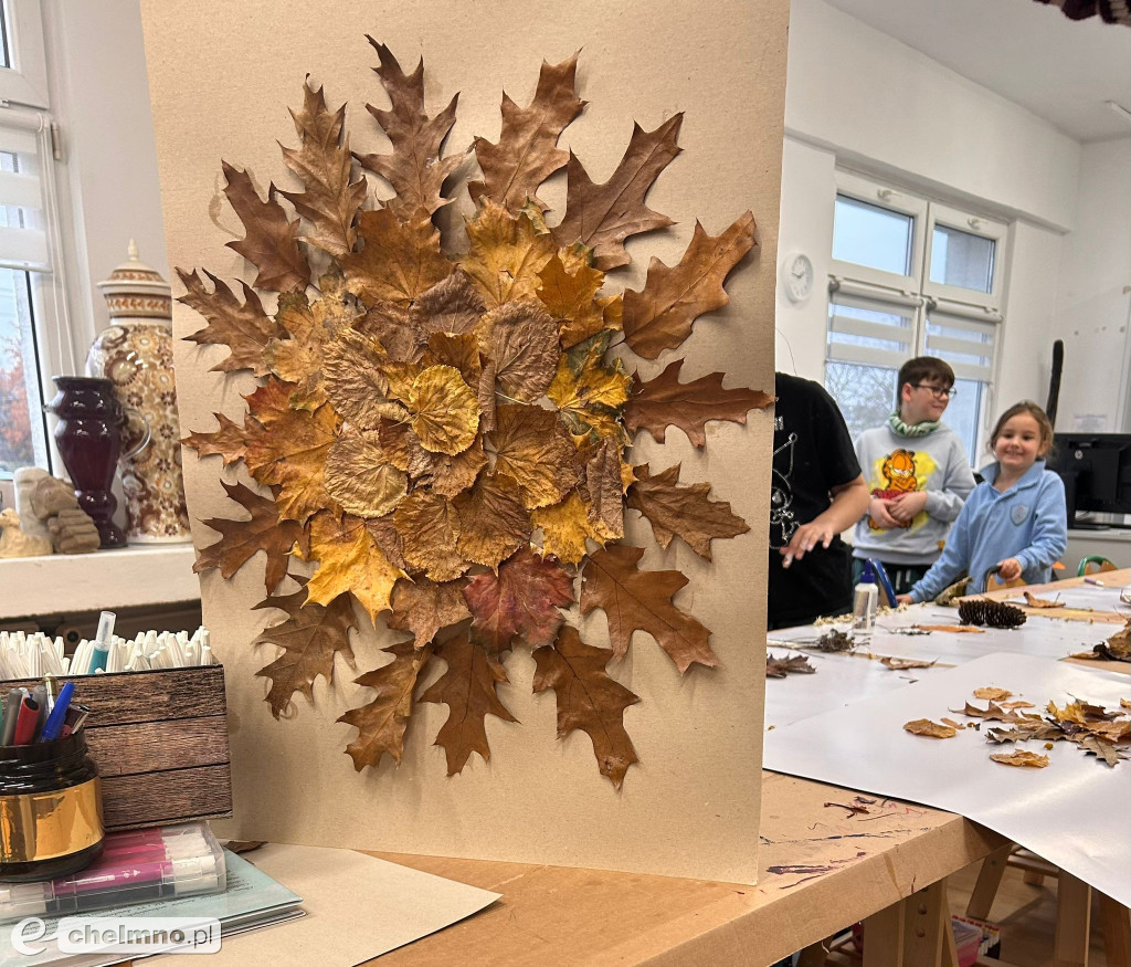 Podczas warsztatów Mandale Landart tworzyliśmy dzieła