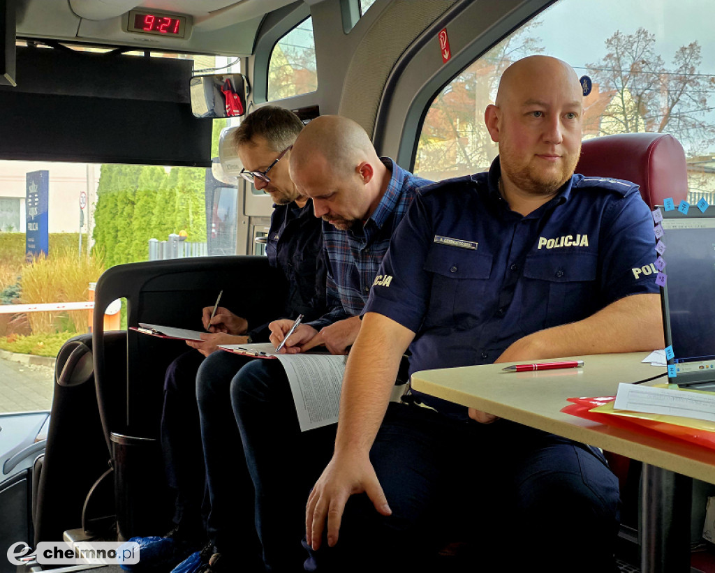 Akcja krwiodawstwa w Komendzie Policji w Chełmnie