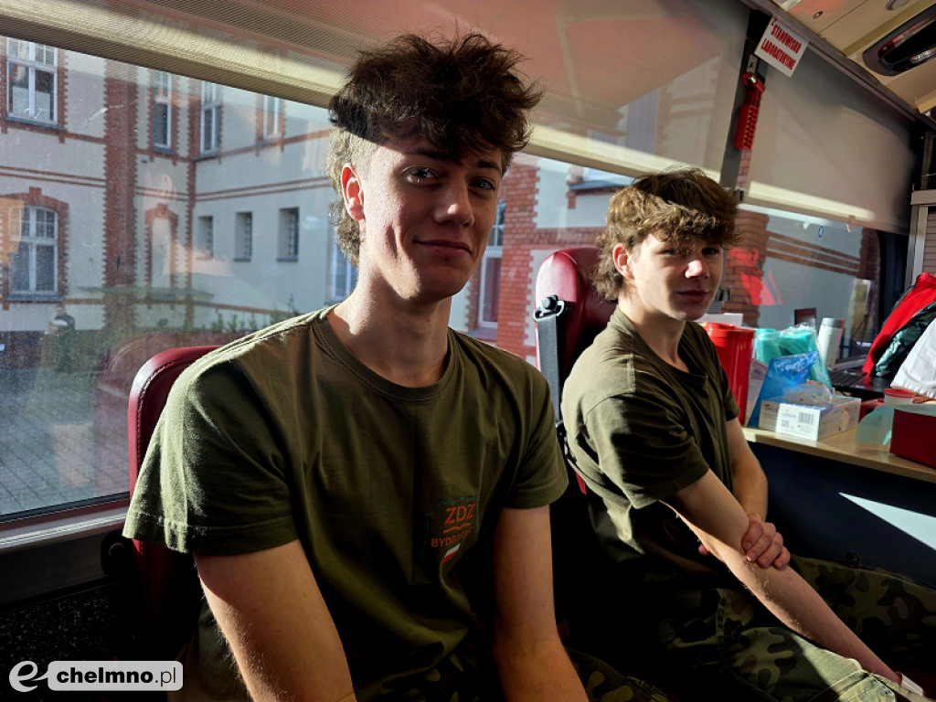 Akcja krwiodawstwa w Komendzie Policji w Chełmnie