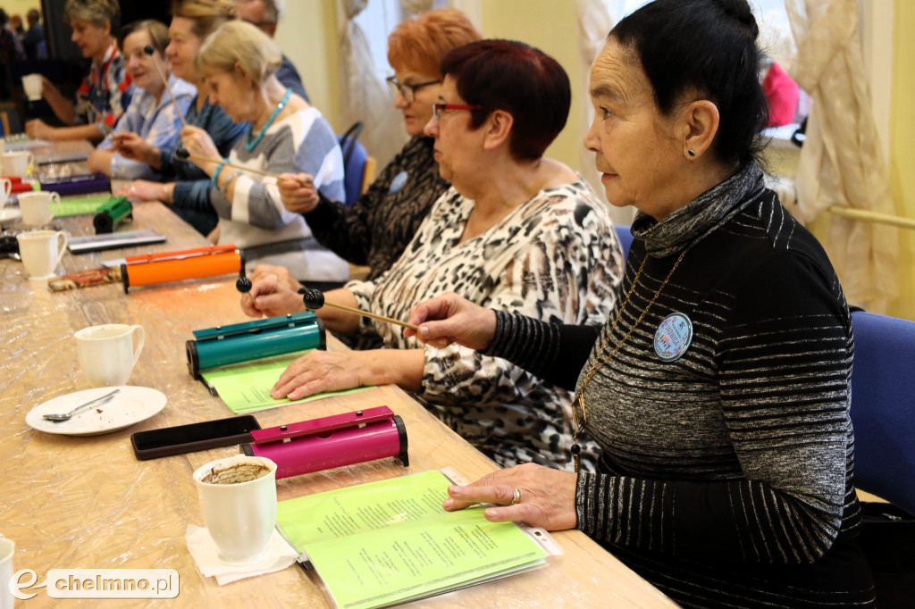 Zajęcia muzyczne w unisławskim Klubie Seniora