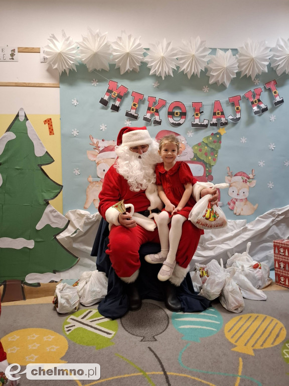 Wesołe odwiedziny Mikołaja