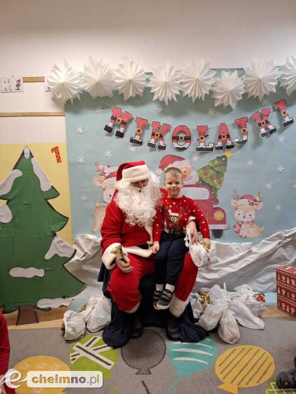 Wesołe odwiedziny Mikołaja