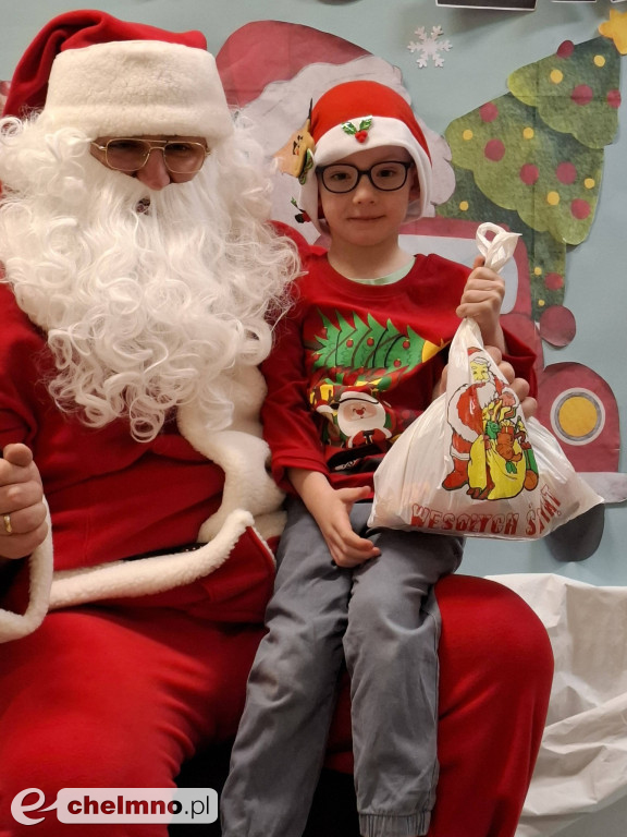 Wesołe odwiedziny Mikołaja