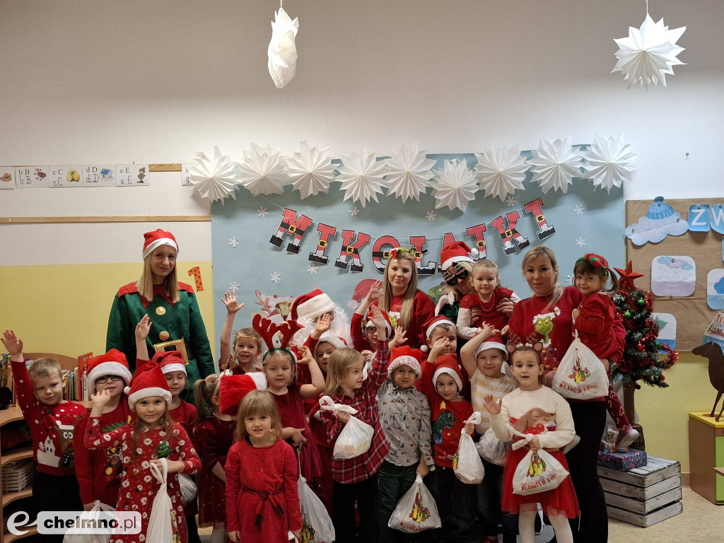 Wesołe odwiedziny Mikołaja