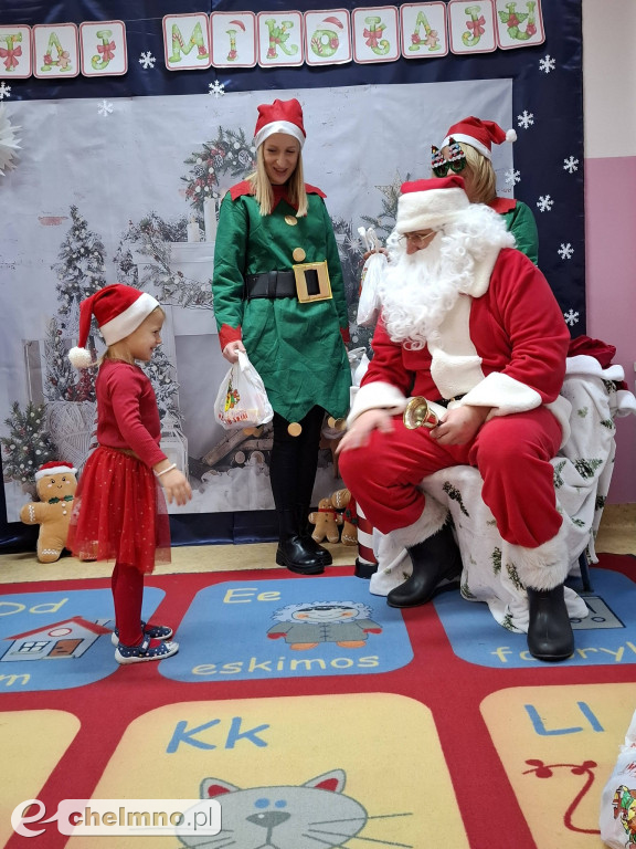 Wesołe odwiedziny Mikołaja