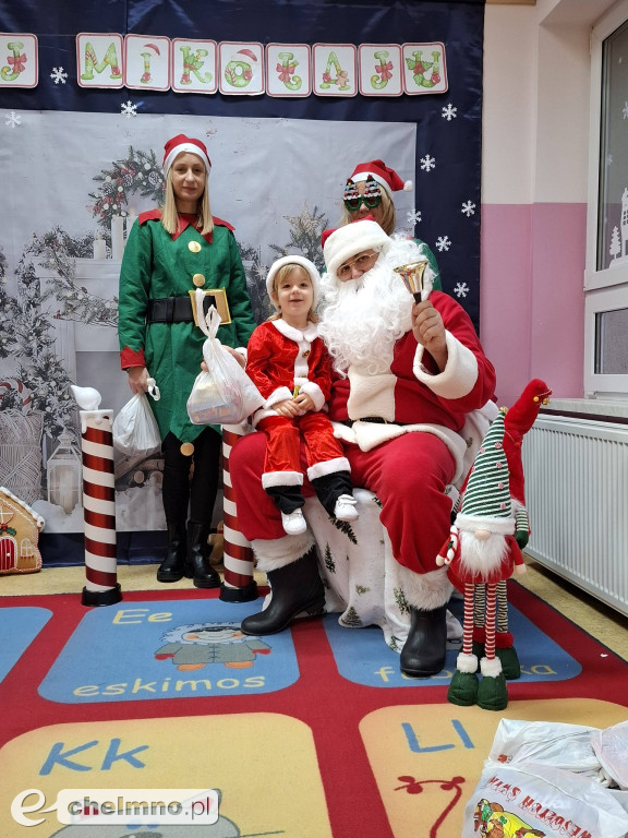 Wesołe odwiedziny Mikołaja