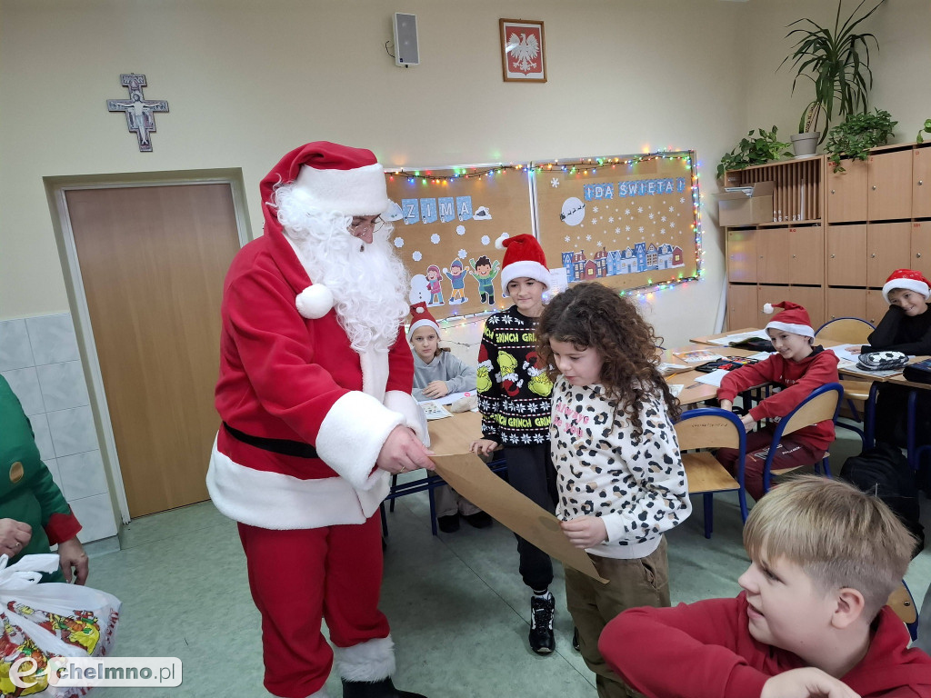 Wesołe odwiedziny Mikołaja