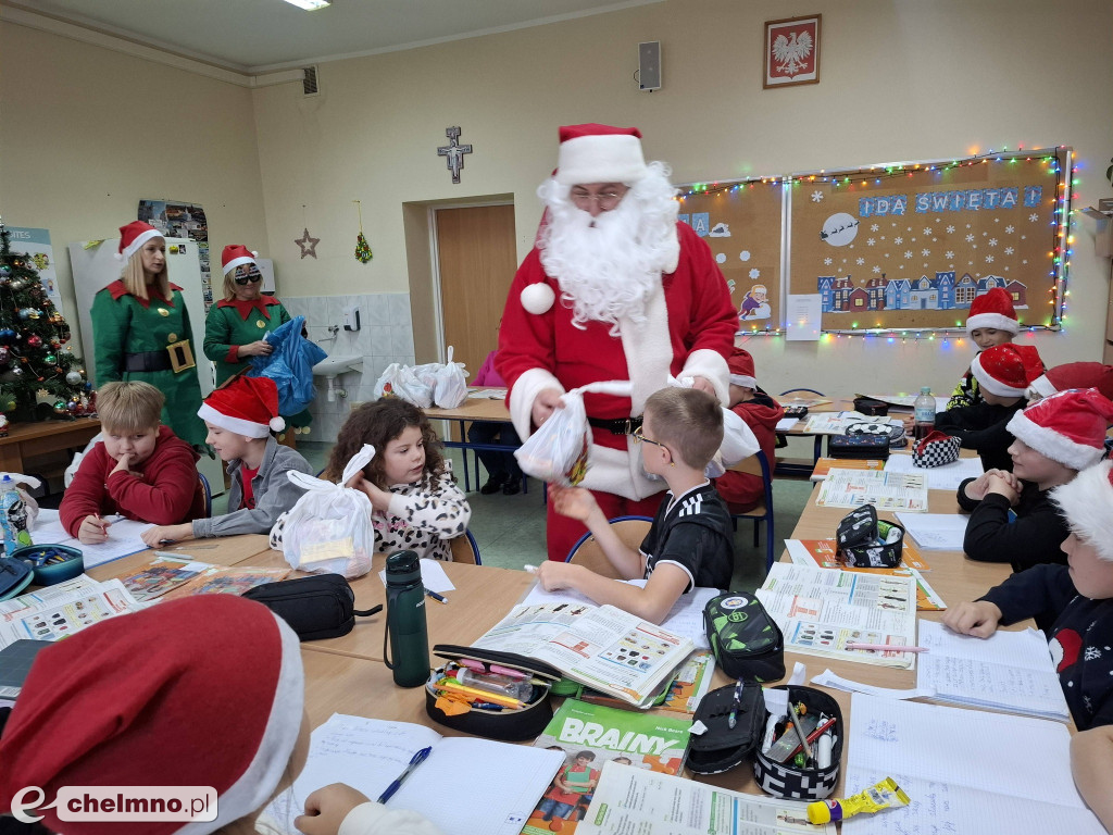 Wesołe odwiedziny Mikołaja