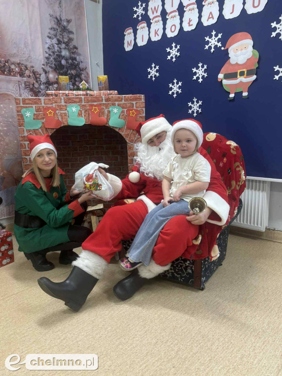 Wesołe odwiedziny Mikołaja