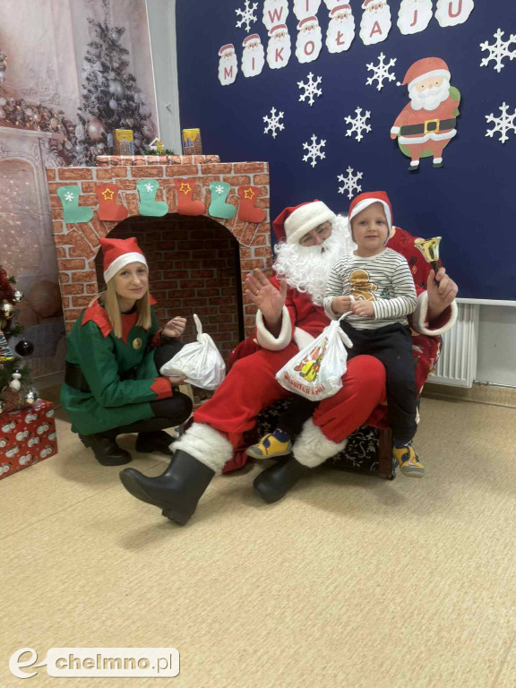 Wesołe odwiedziny Mikołaja