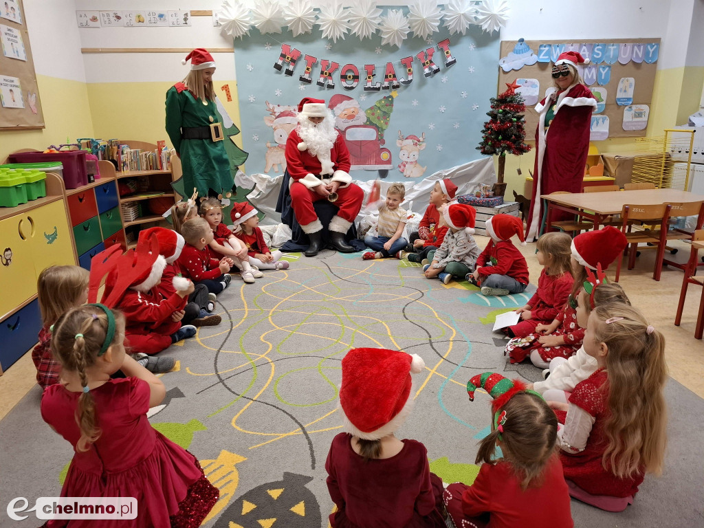 Wesołe odwiedziny Mikołaja