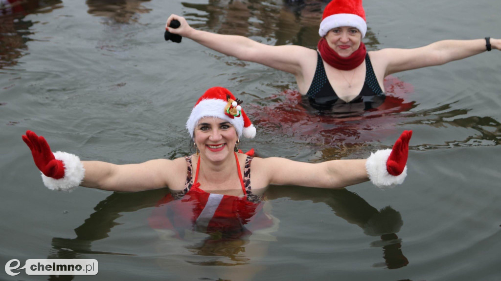 Mikołajkowe morsowanie nad Jeziorem Starogrodzkim