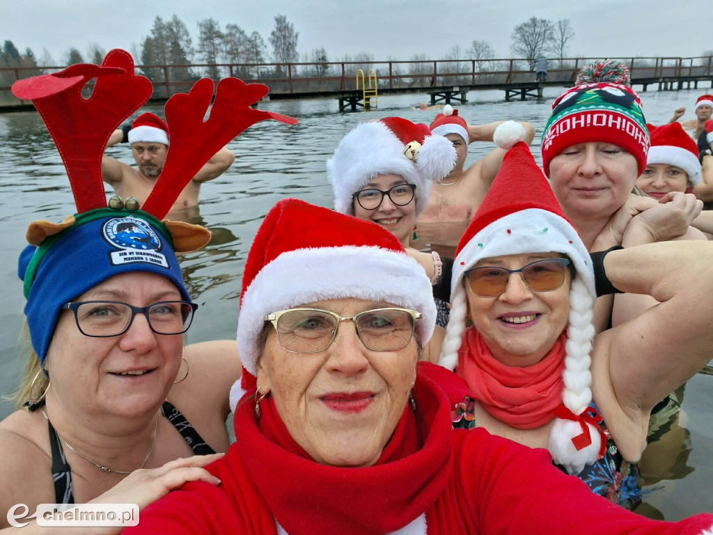 Mikołajkowe morsowanie nad Jeziorem Starogrodzkim